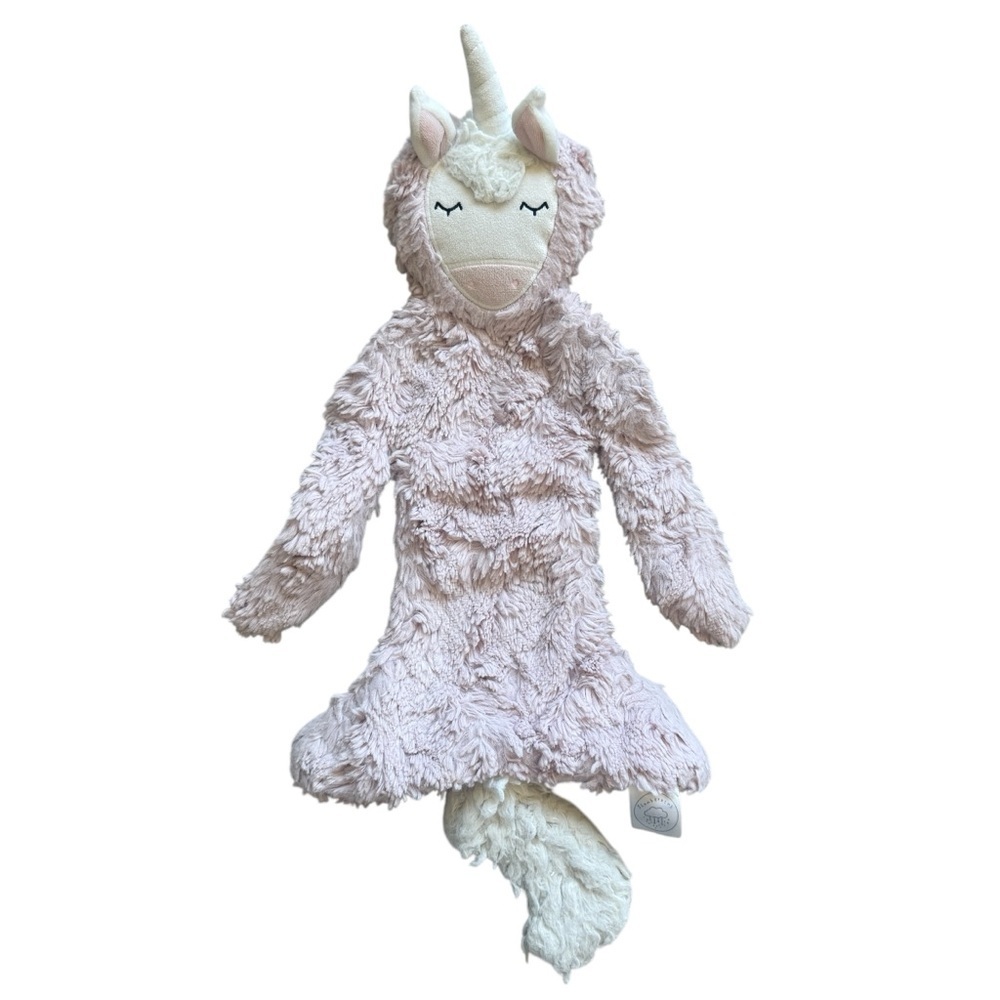 Slumberkins Pink Rose Unicorn Plush Soft Toy Stuffed Animal Lovey 14" Toddler